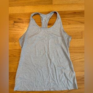 Nike Women's Light Gray Racerback Tank Top